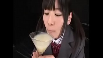 Asian Bukakke – 50 cumshots in a cup