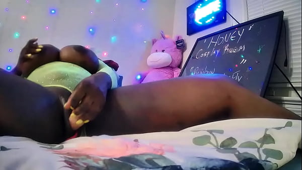 HONEY COSPLAY ROOM — RAINBOW BUTTERFLY Cumm — UNSEEN FOOTAGE, Honey actually Bust Orgasm