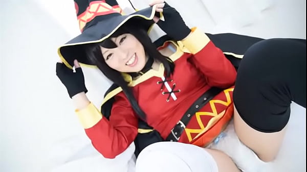 Megumi trap cosplay de konosuba